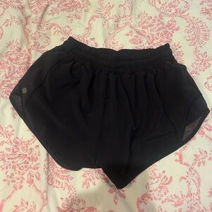 Black Lulu Hotty Hot Shorts